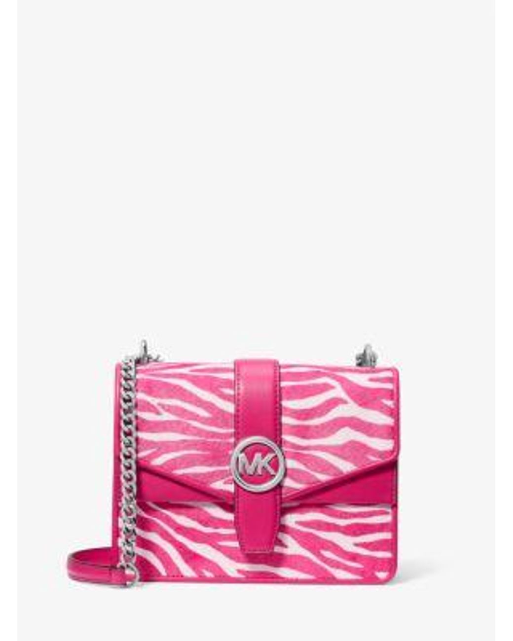 micha！ Michael Kors Greenwich Small Color-Block Signature Logo Crossbody