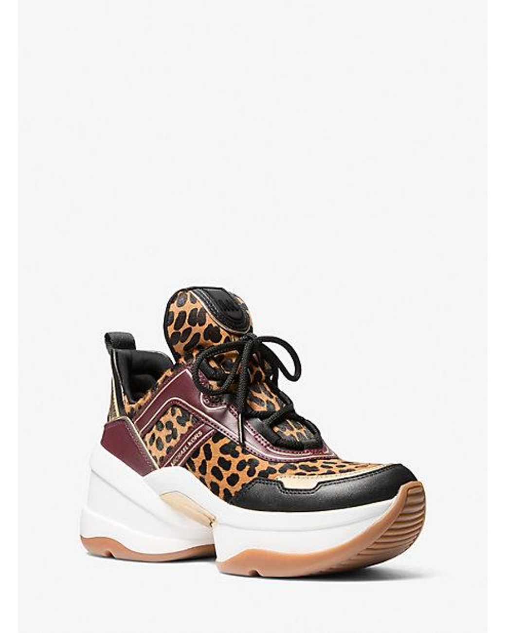 Michael kors leopard print shoes top