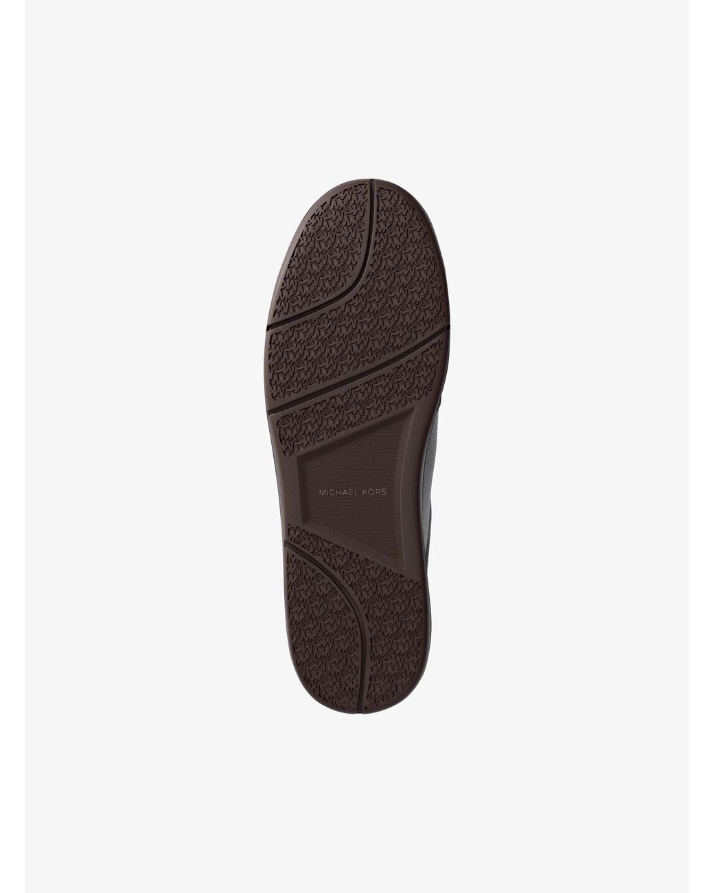 Michael Kors Black Mk Wilton Leather Trainers for men