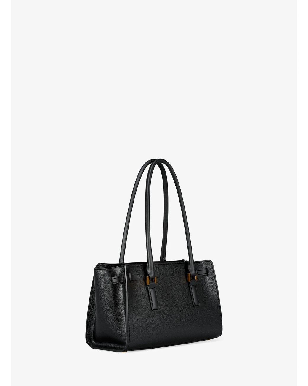 MICHAEL Michael Kors Black Mk Hamilton Moderne Small Studded Leather Satchel