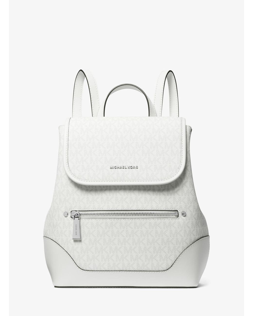 MICHAEL Michael Kors Harrison Medium Logo Backpack in White Lyst Australia
