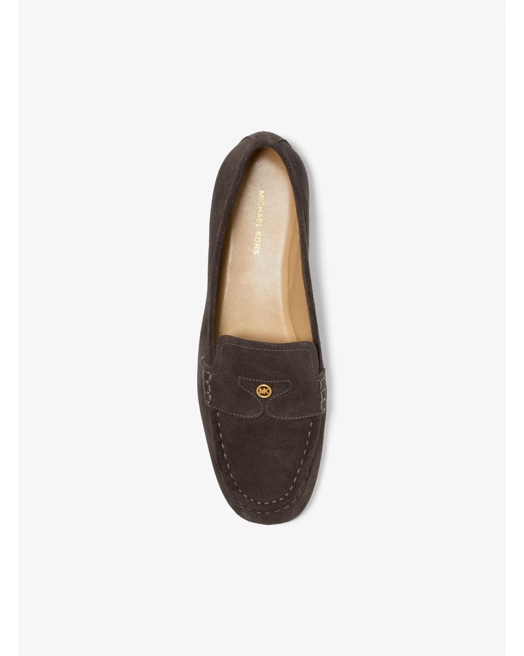 MICHAEL Michael Kors White Mk Jennings Suede Loafer