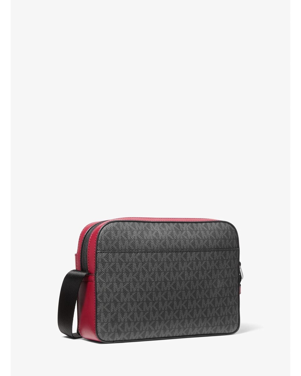Michael Kors Gray Mk Jet Set Logo Crossbody Bag for men
