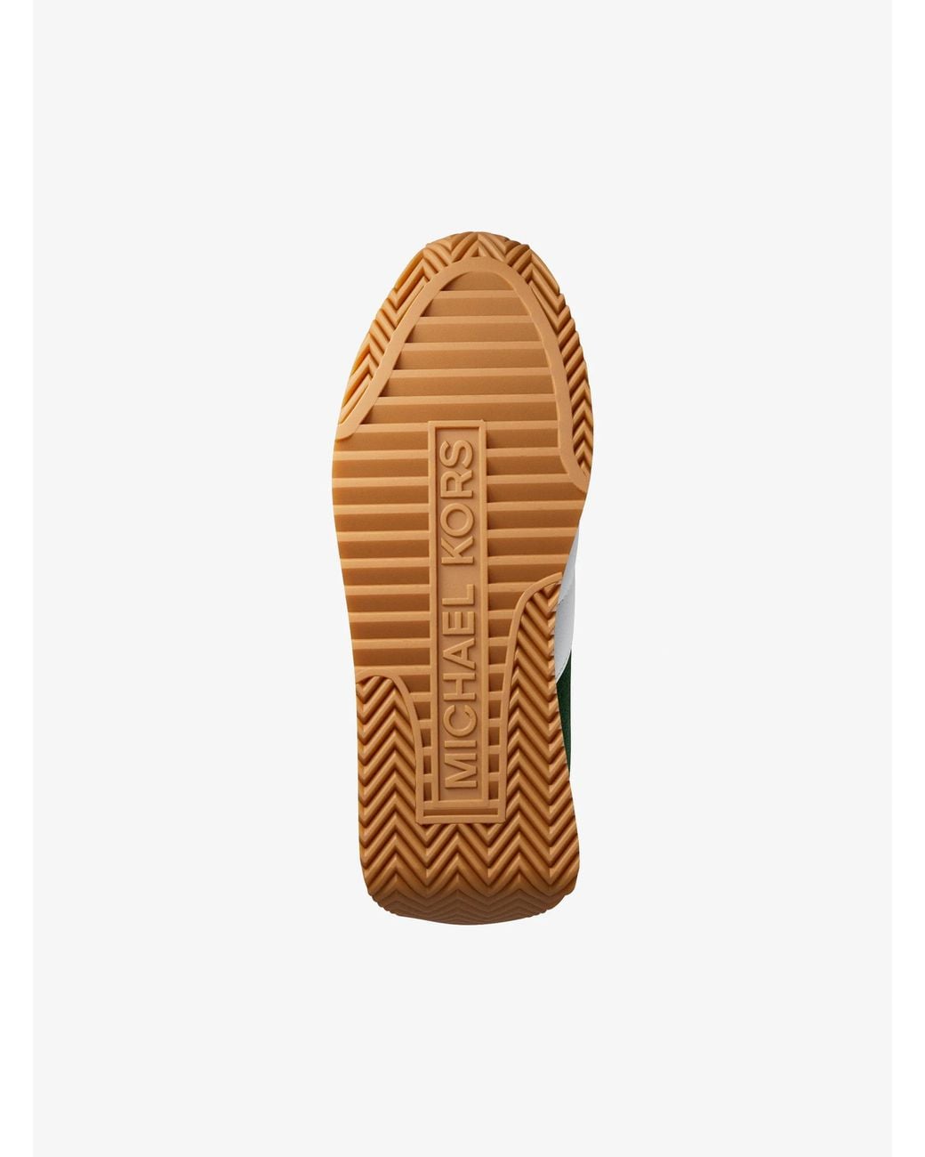 Michael Kors Green Mk Reign Suede Trainer for men