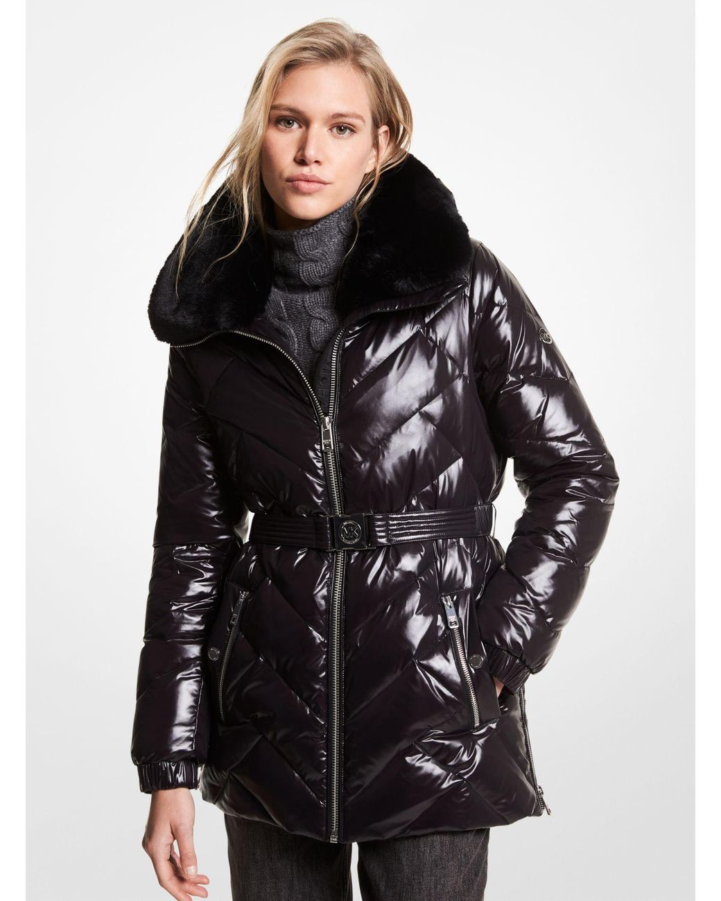 michael kors light down jacket