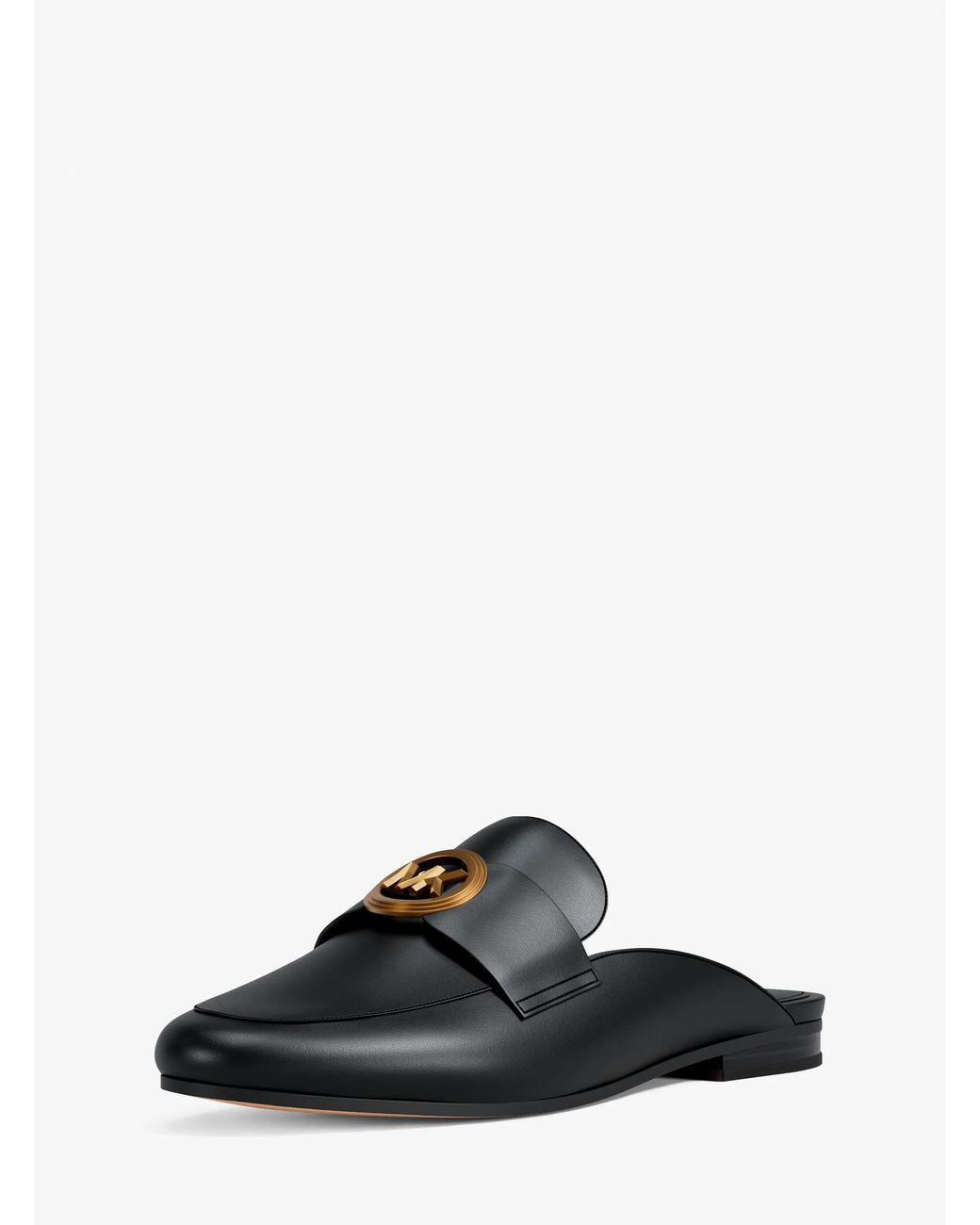 MICHAEL Michael Kors Black Mk Mckenzie Leather Mule