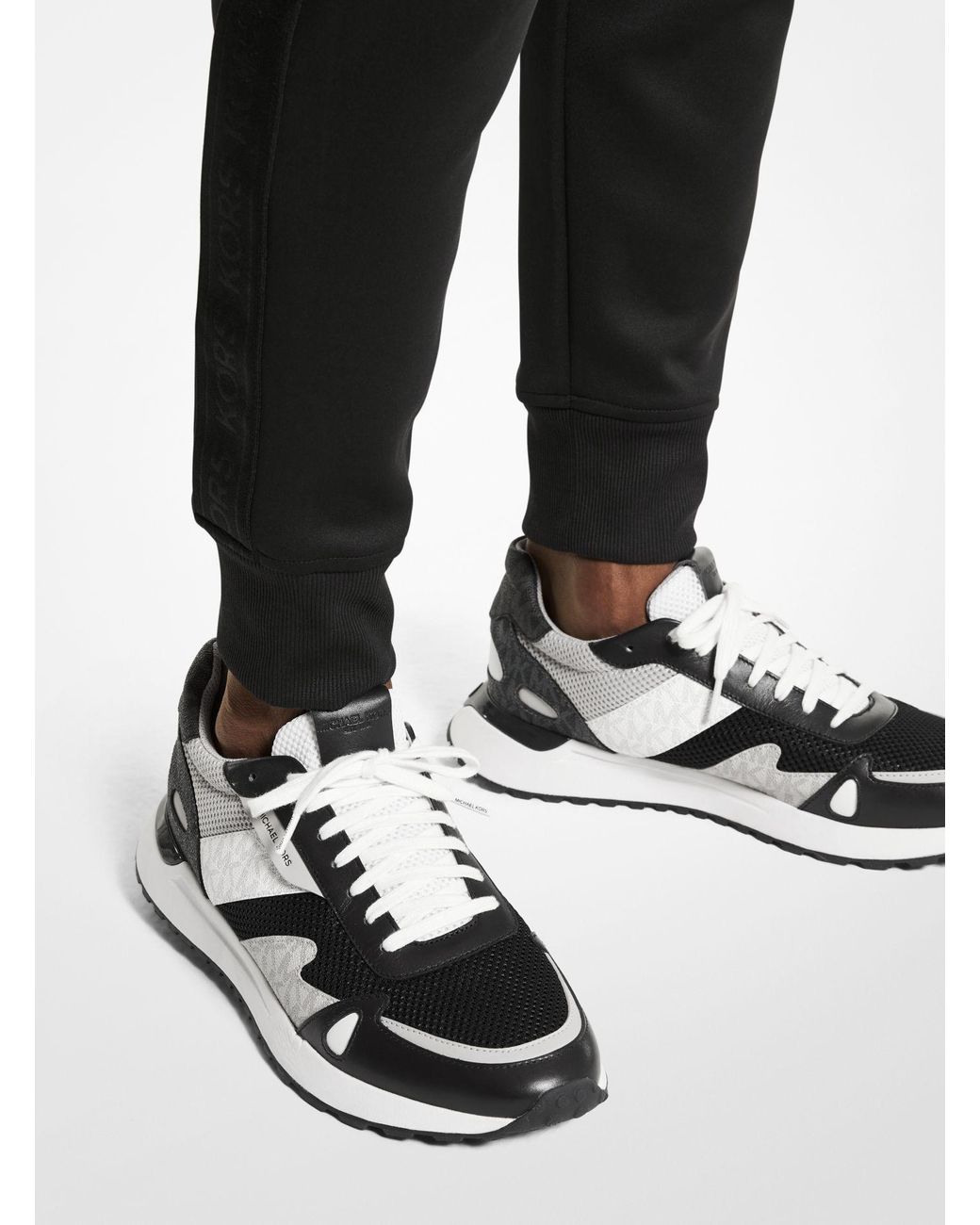 【Michael Kors】☆スニーカー☆Miles Leather and Mesh Trainer Miles Leather and Mesh Trainer | Michael Kors [US]