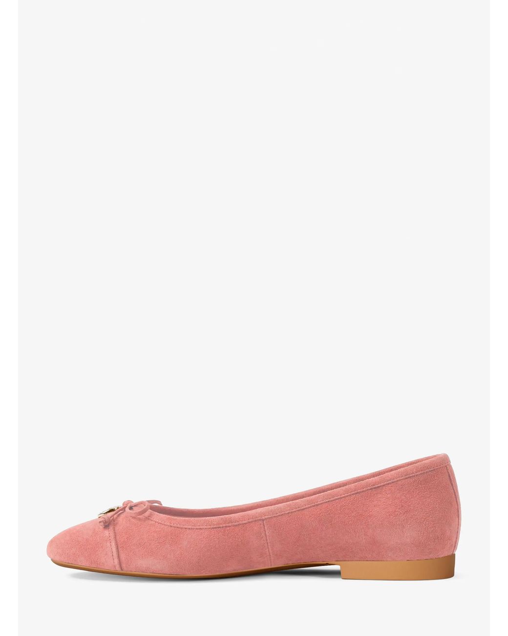 MICHAEL Michael Kors Pink Mk Piper Flex Suede Ballet Flat