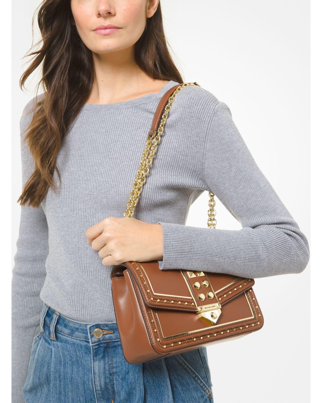 michael kors soho studded bolsa