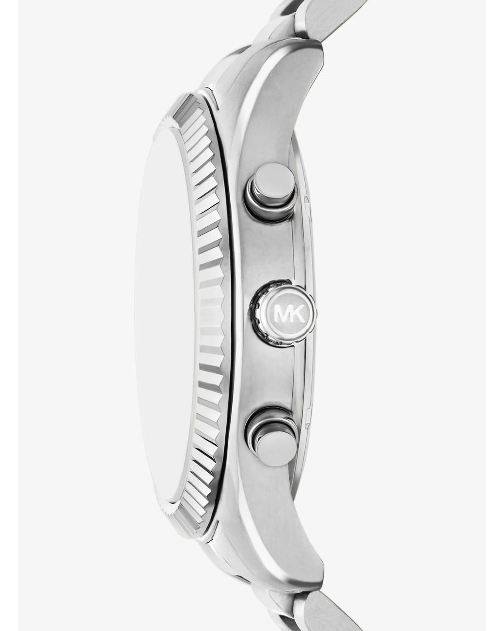 Michael Kors Metallic Mk Oversized Lexington-Tone Watch for men