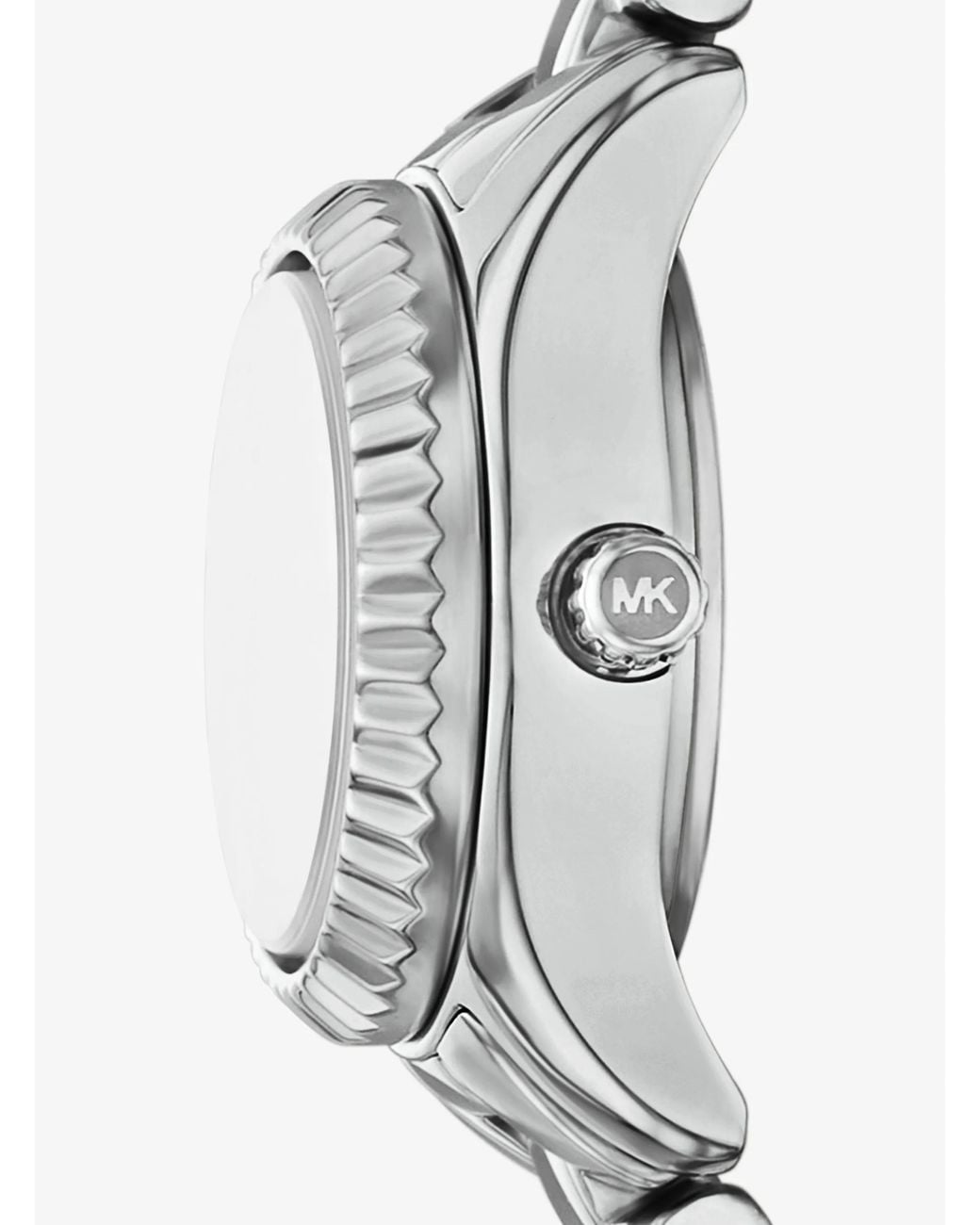 Michael Kors White Mk Petite Lexington Pavé-Tone Watch And Jewelry Gift Set