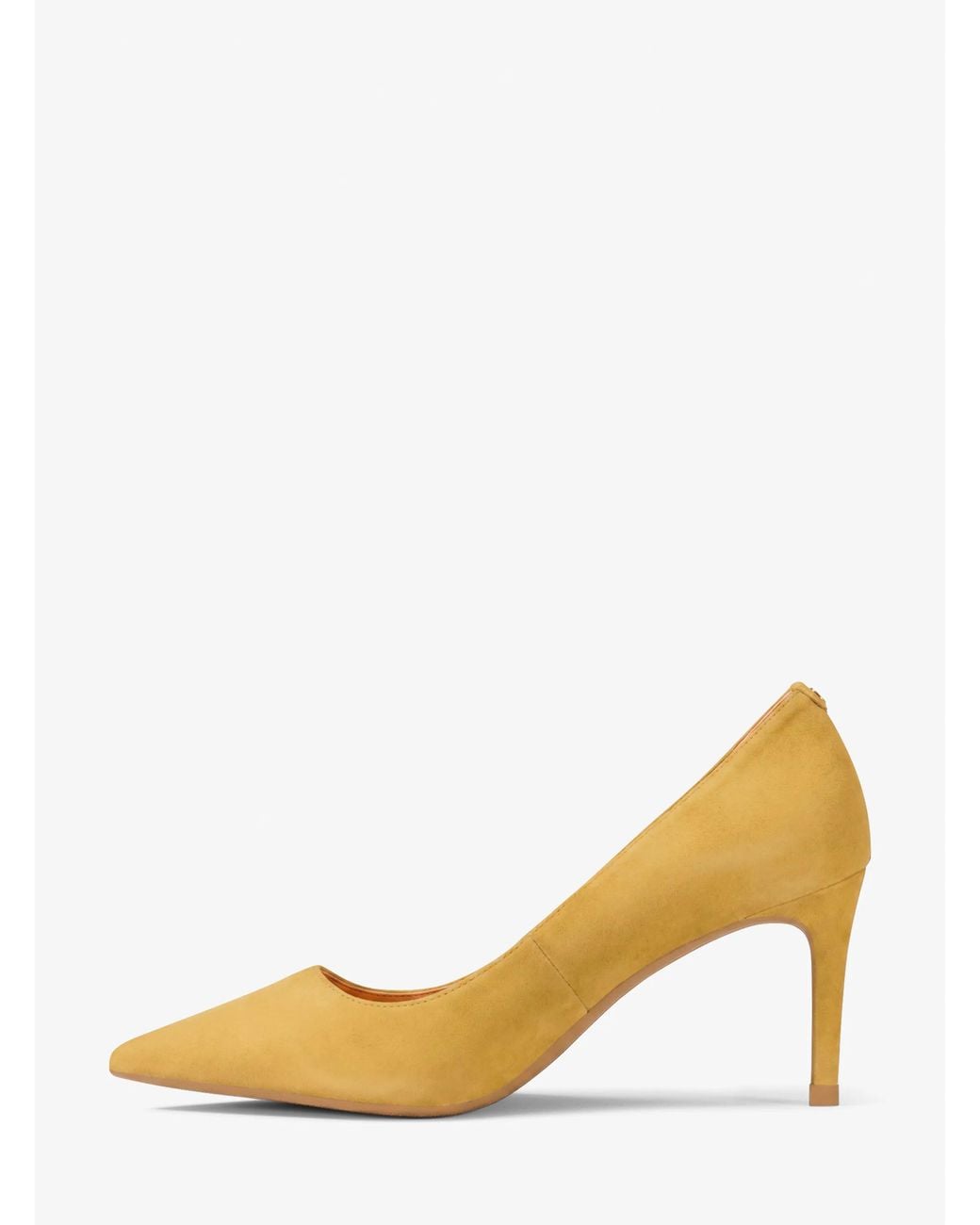 MICHAEL Michael Kors White Mk Alina Flex Suede Pump