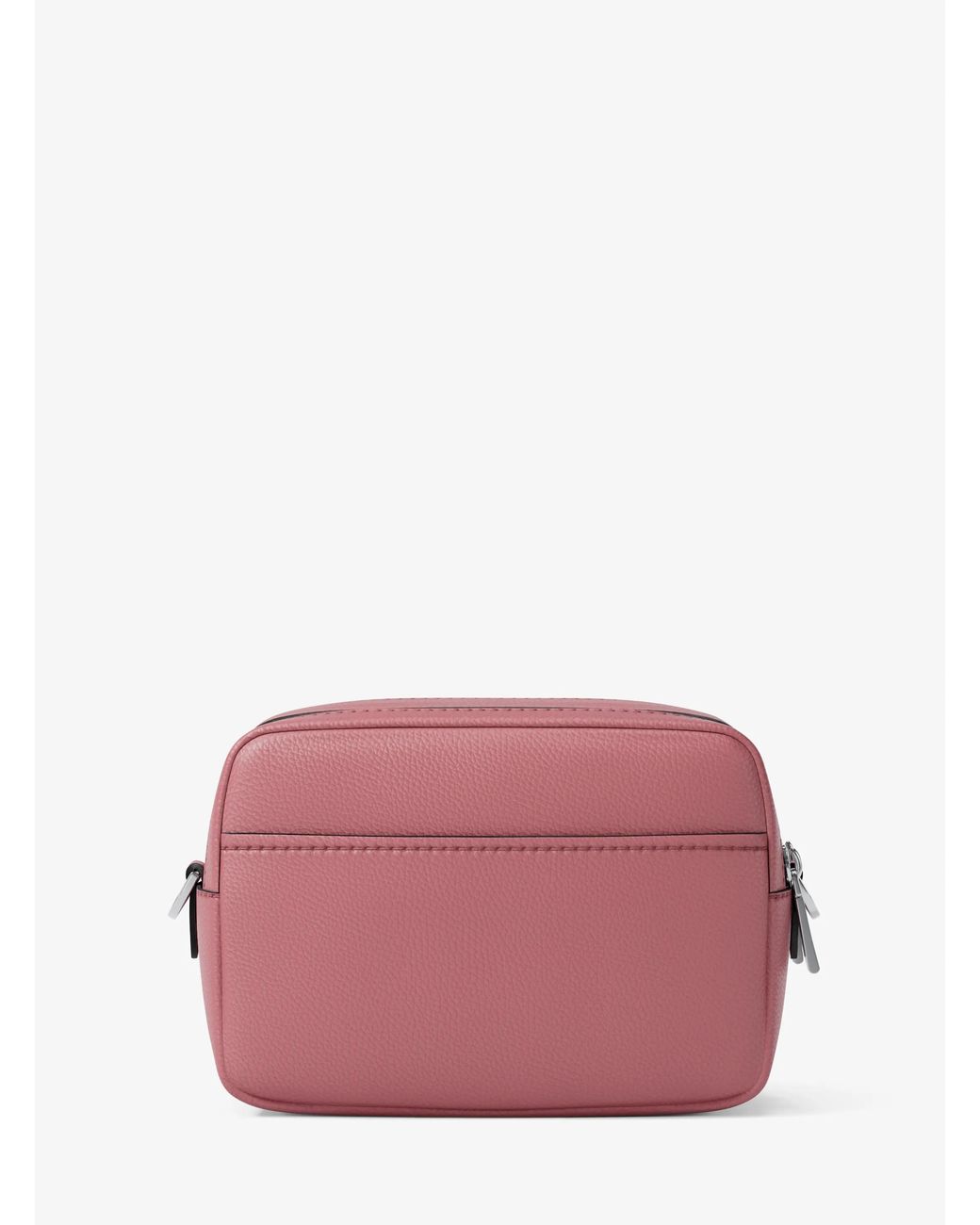 MICHAEL Michael Kors Pink Mk Bryant Medium Pebbled Leather Camera Crossbody Bag