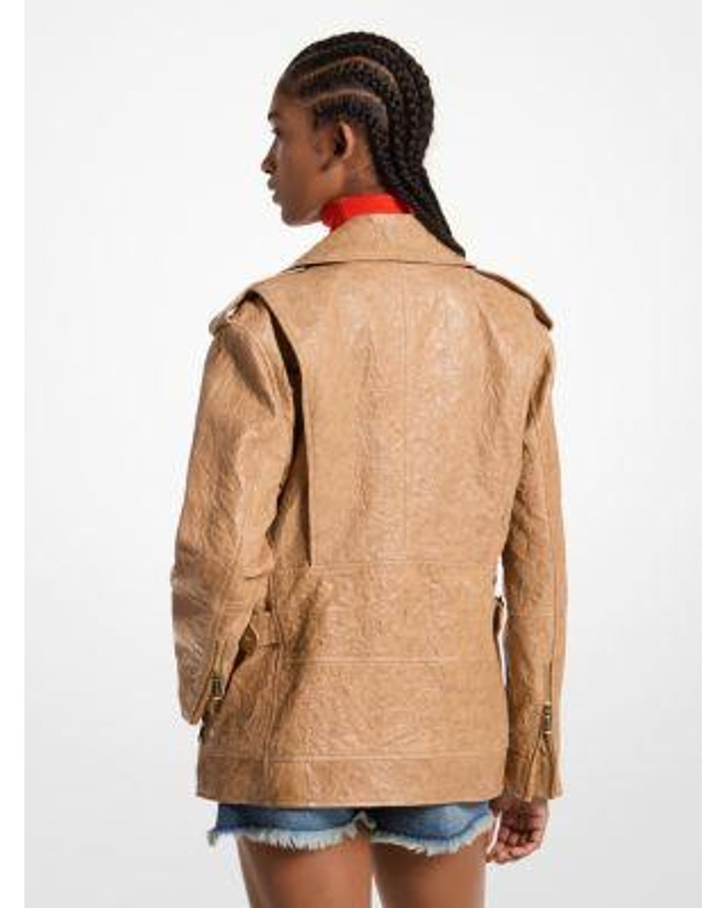 Michael kors moto jacket hotsell