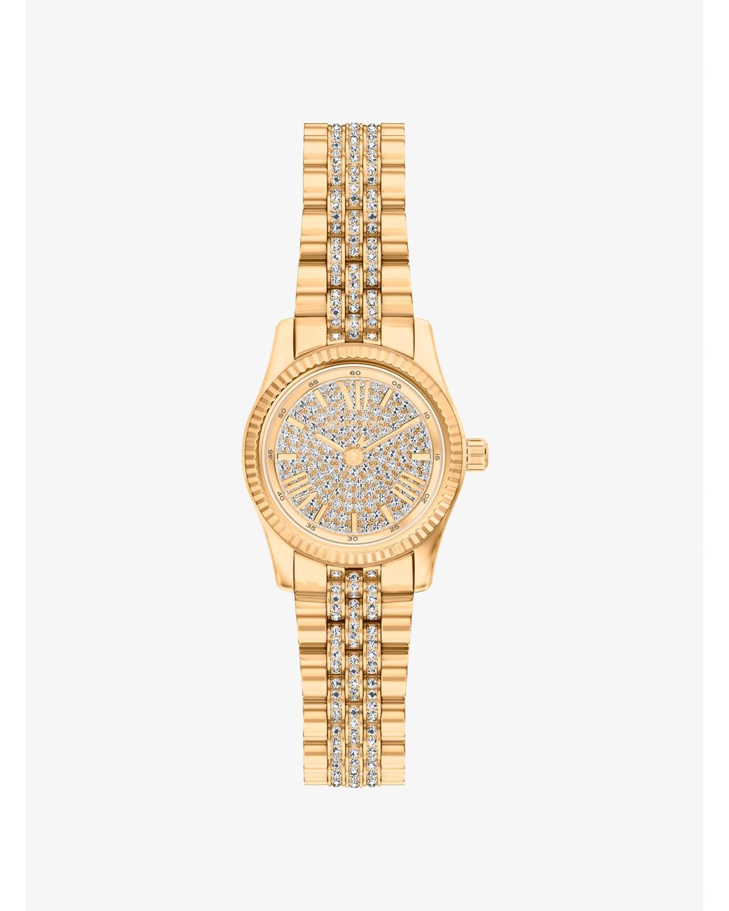 Michael Kors Metallic Petite Lexington Pavé-Tone Watch