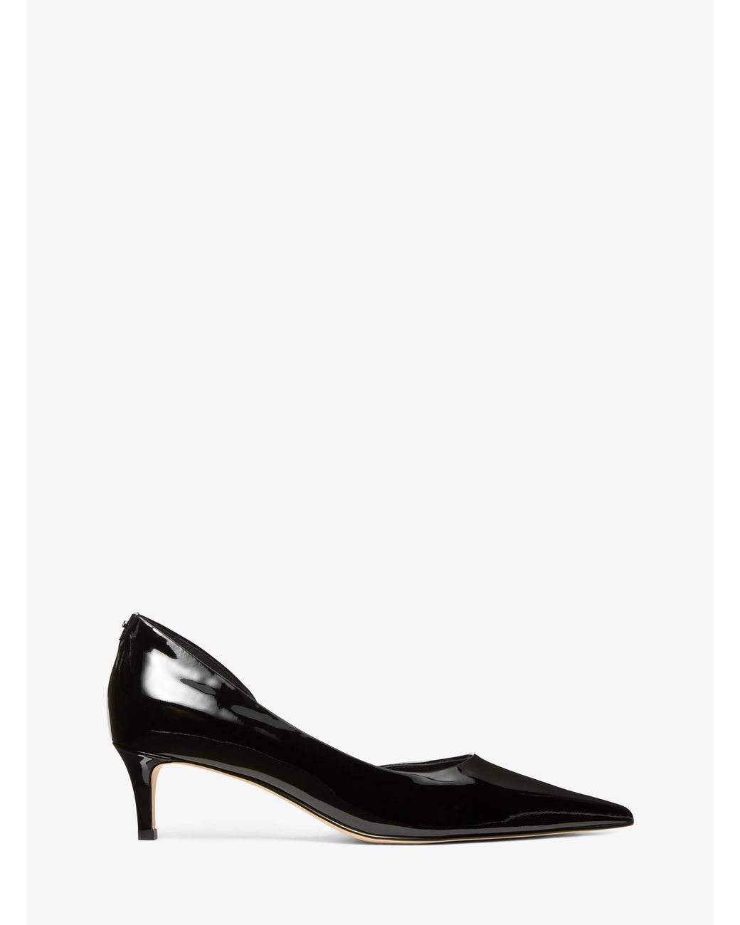 MICHAEL Michael Kors White Mk Elyse Patent Leather Pump