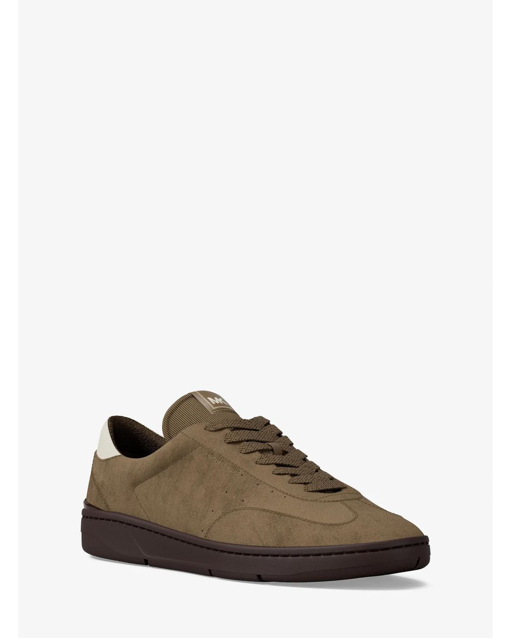 Michael Kors Brown Mk Wilton Suede Trainers for men