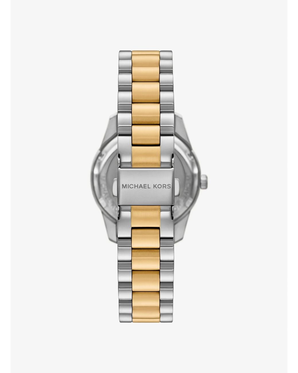 Michael Kors Metallic Mk Mini Lexington Pavé Two-Tone Watch