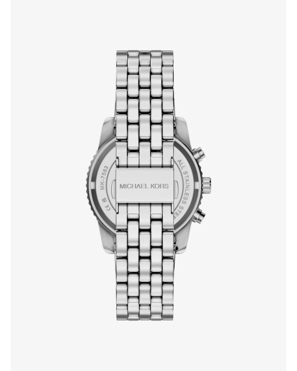 Michael Kors Green Mk Bryant Pavé-Tone Watch