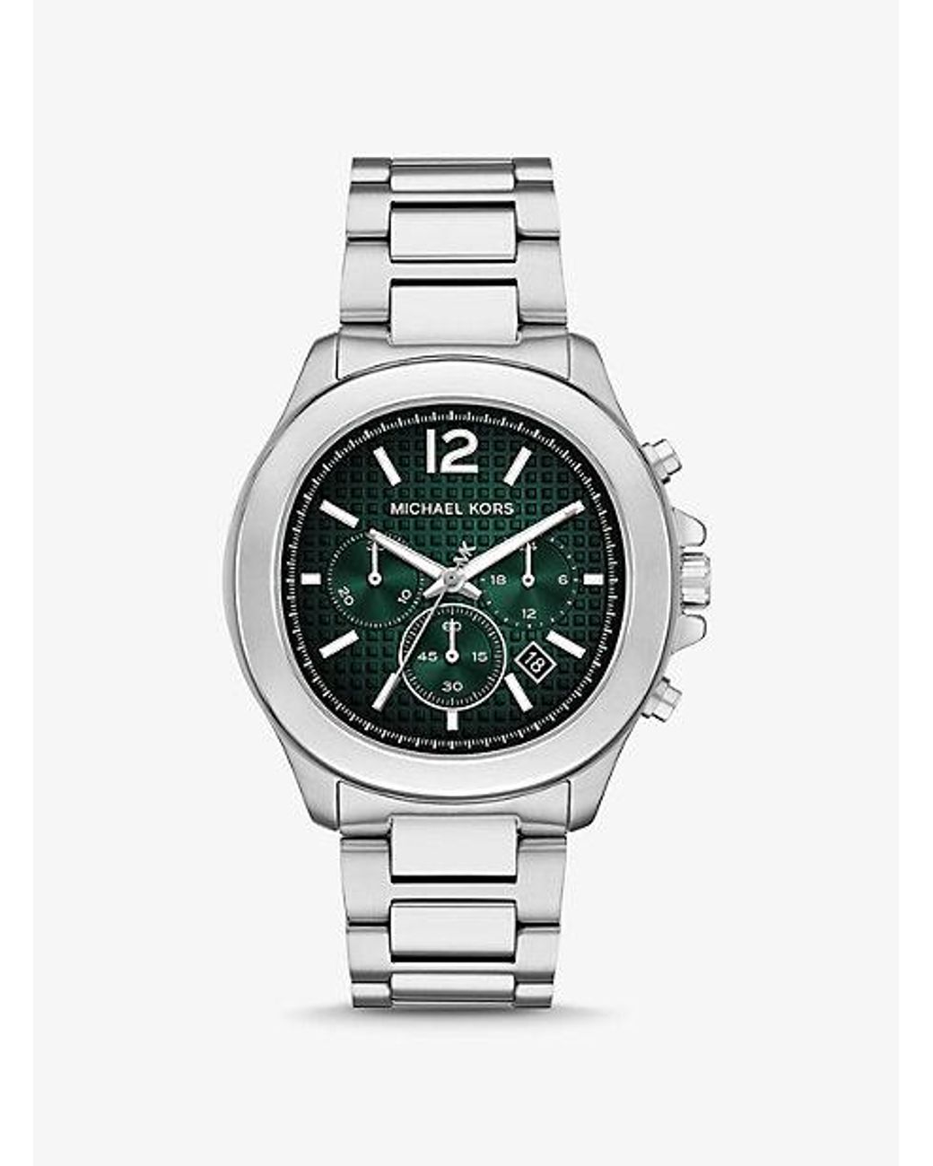 Michael Kors Sage Chronograph Stainless Steel Watch 42mm in  display picture 2