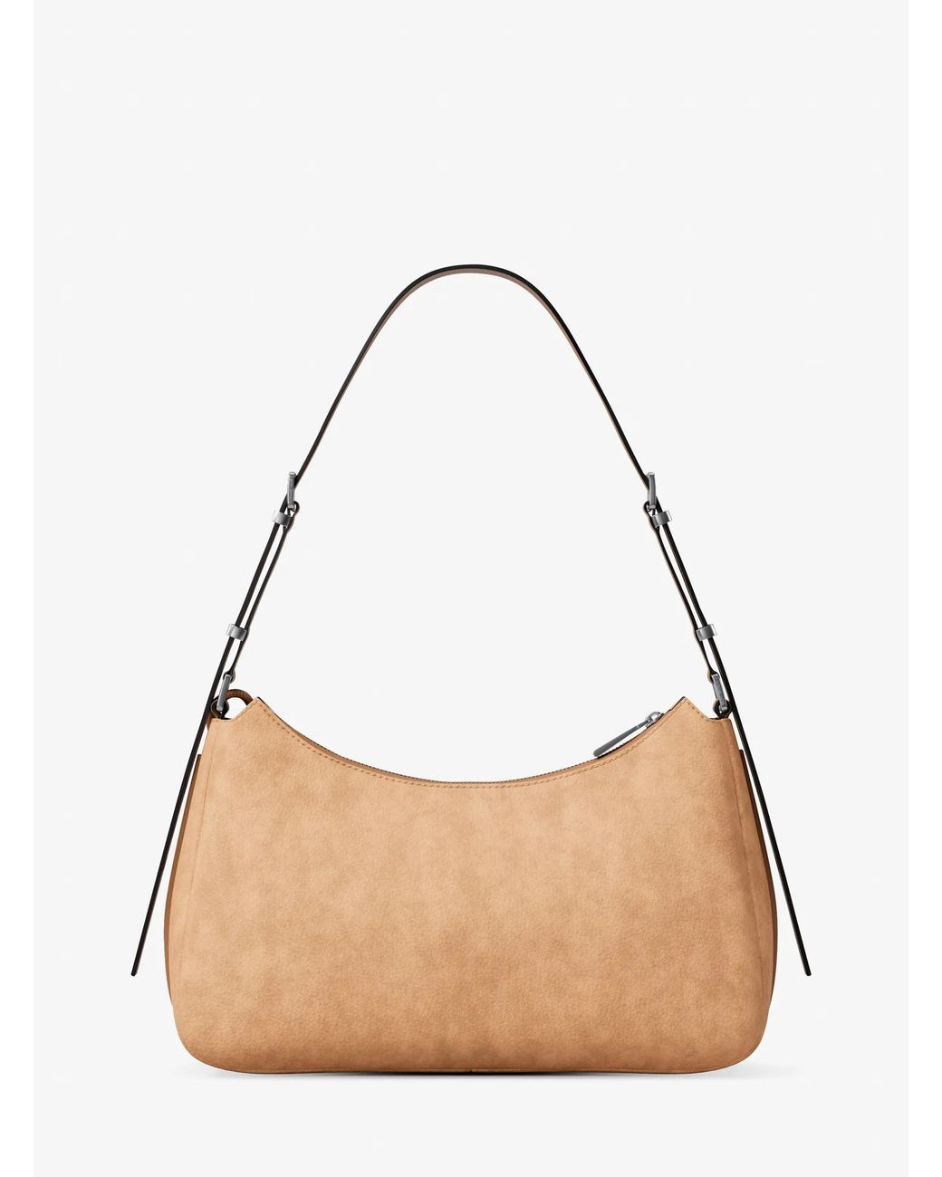 MICHAEL Michael Kors Natural Mk Nolita Medium Nubuck Shoulder Bag