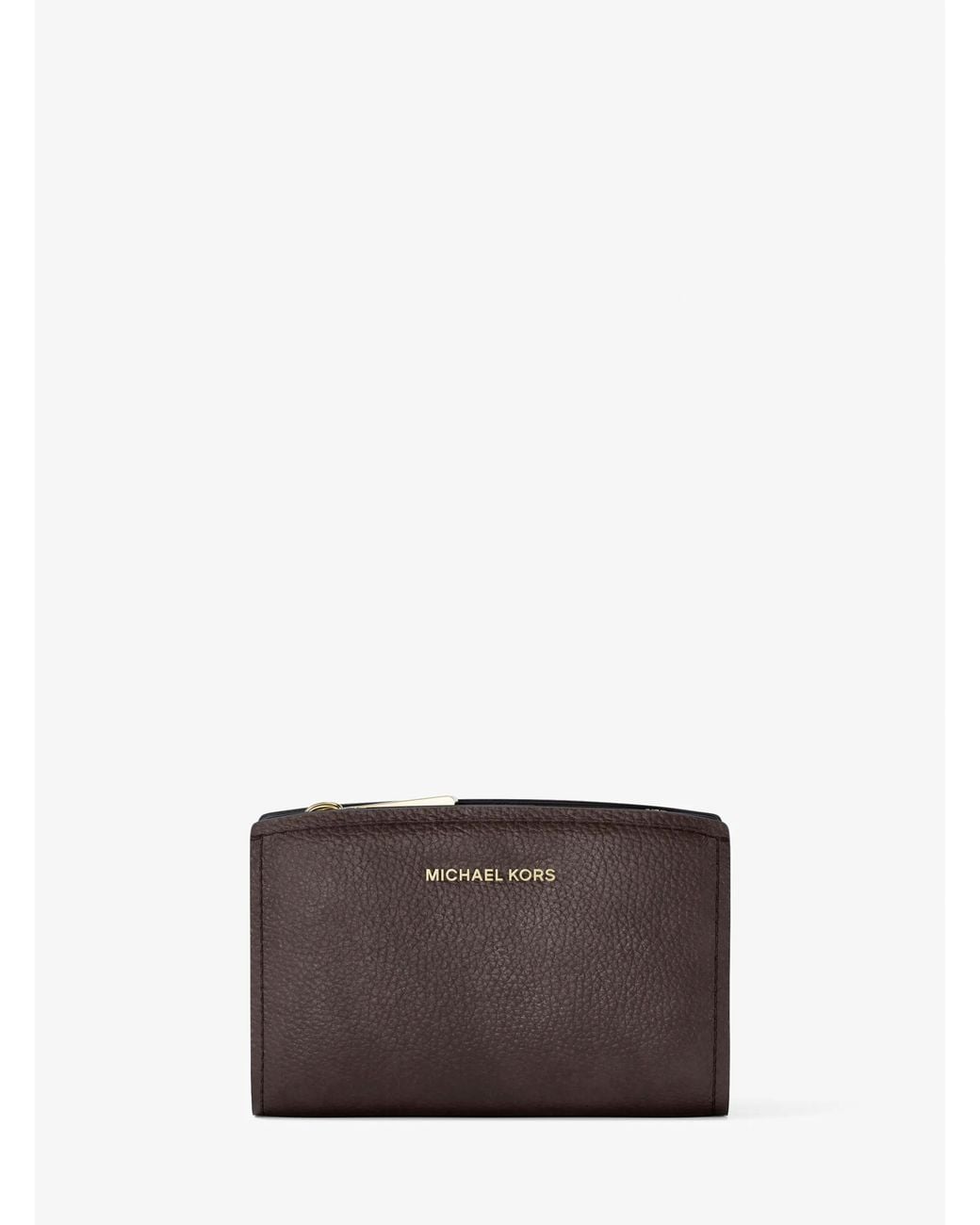 MICHAEL Michael Kors Gray Mk Bryant Medium Nubuck Wallet