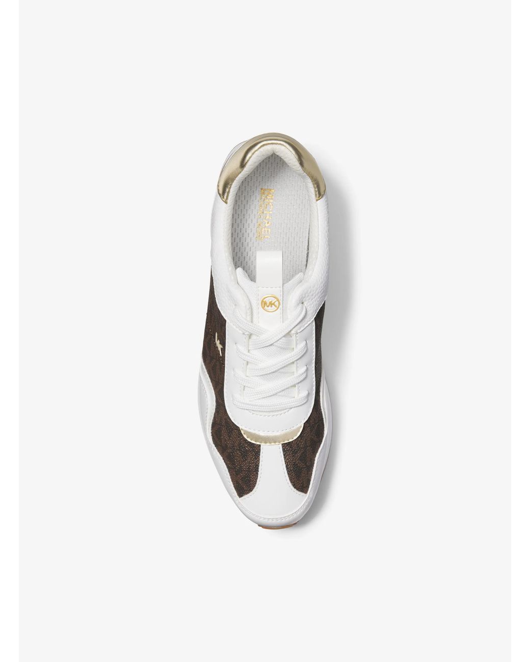 MICHAEL Michael Kors White Raina Trainer