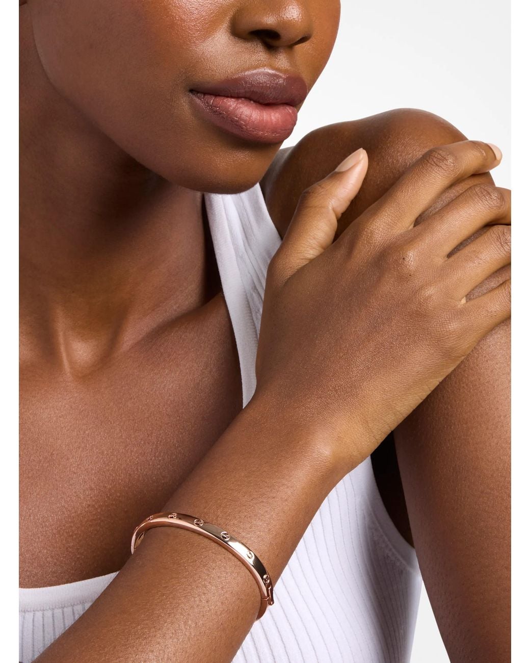 Michael Kors Pink Logo Bangle