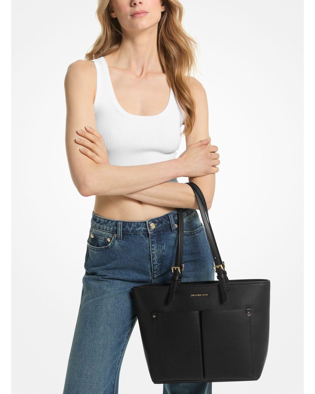 Michael kors jet set medium tote sale