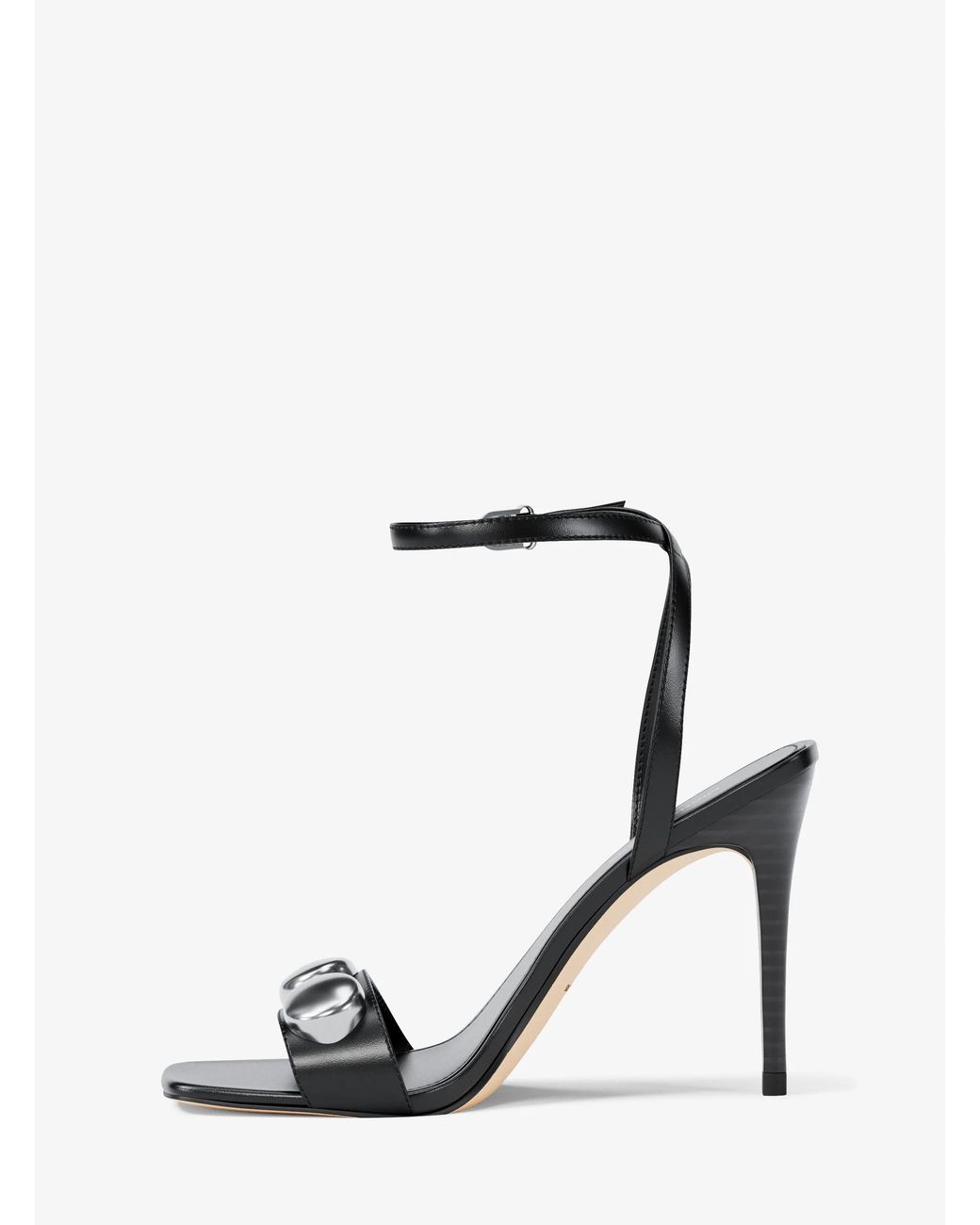 MICHAEL Michael Kors Black Mk Liana Studded Leather Sandal
