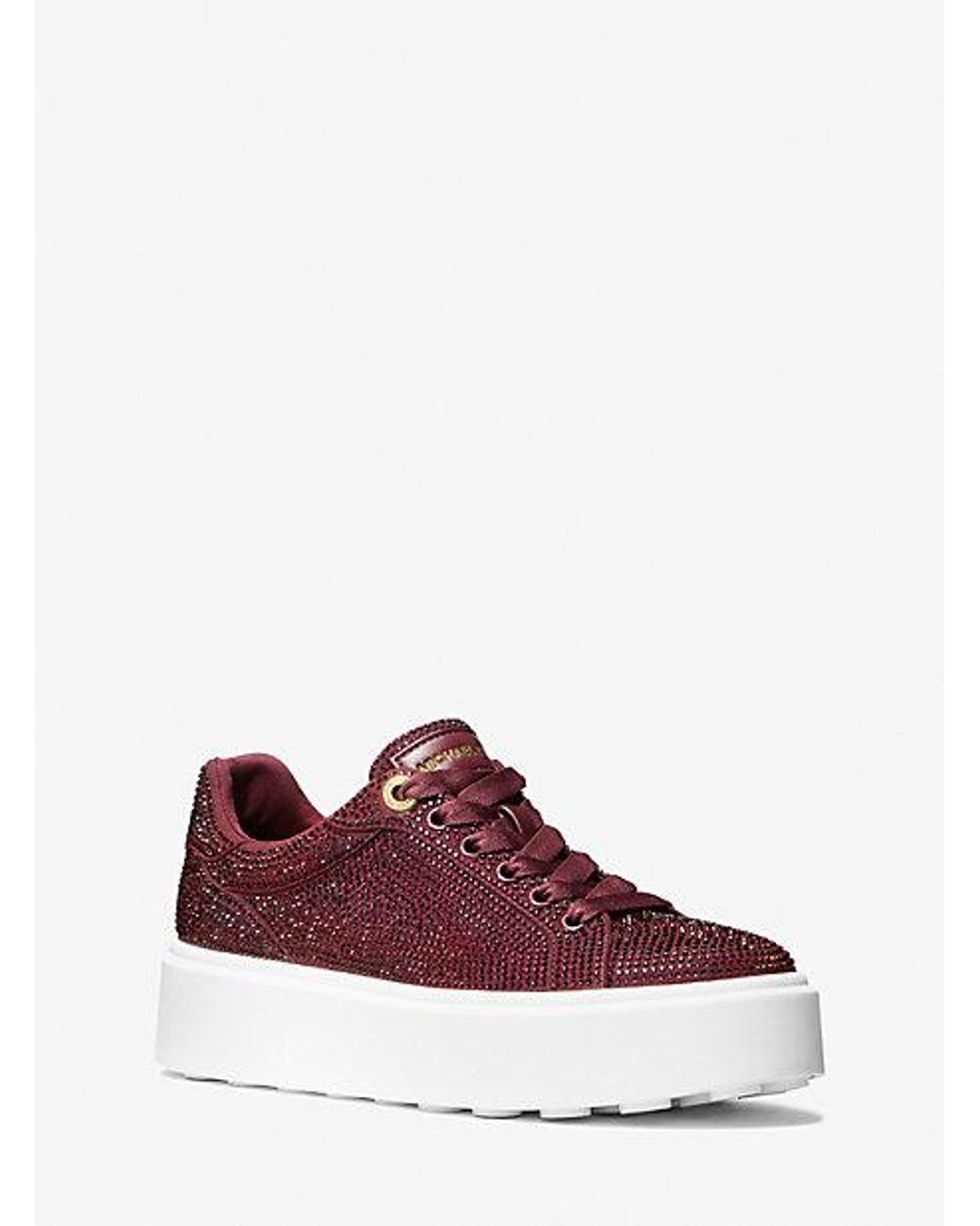 Michael Kors Romey Embellished Platform Sneaker in Purple Lyst