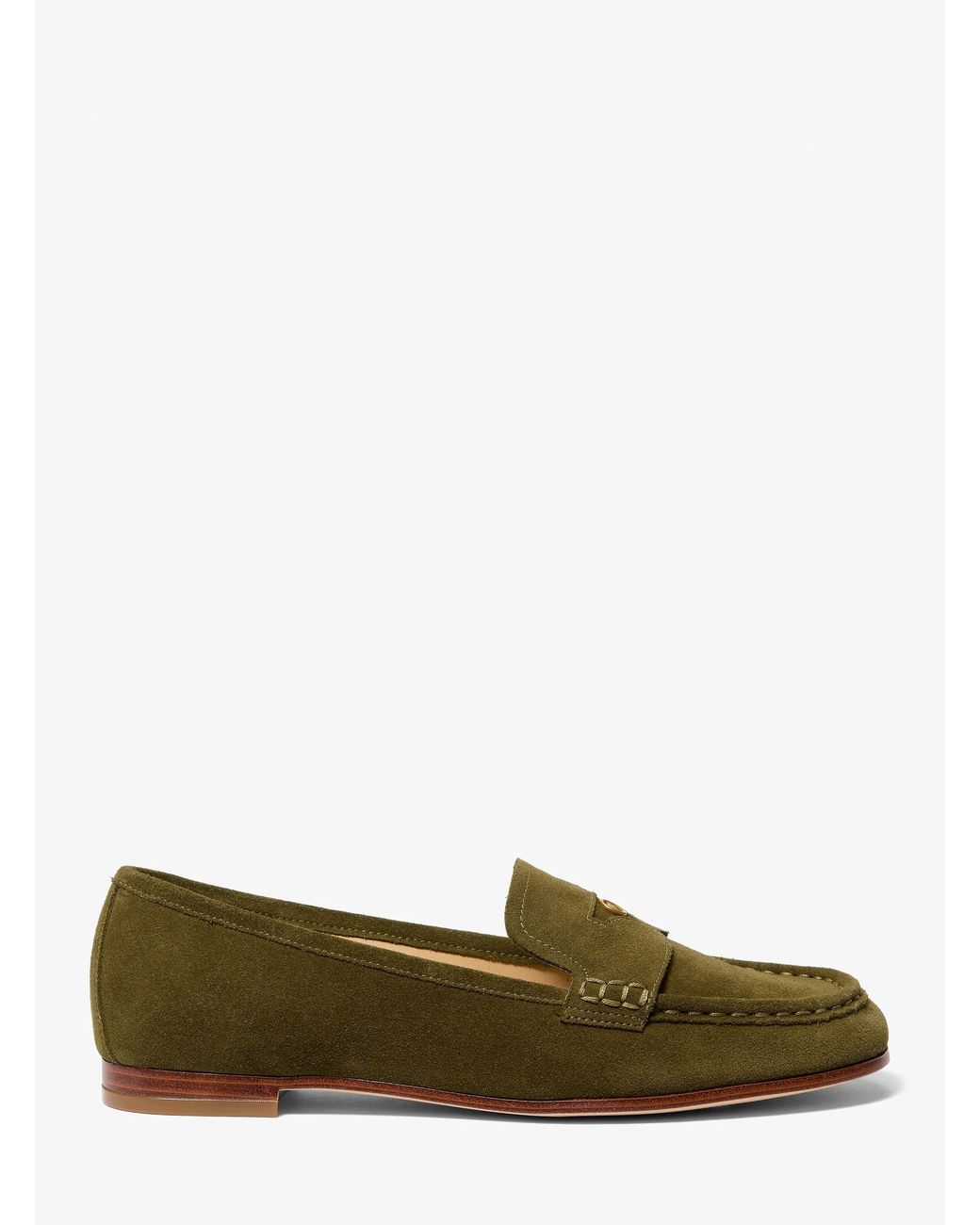MICHAEL Michael Kors Green Michael Kors Jennings Suede Loafer