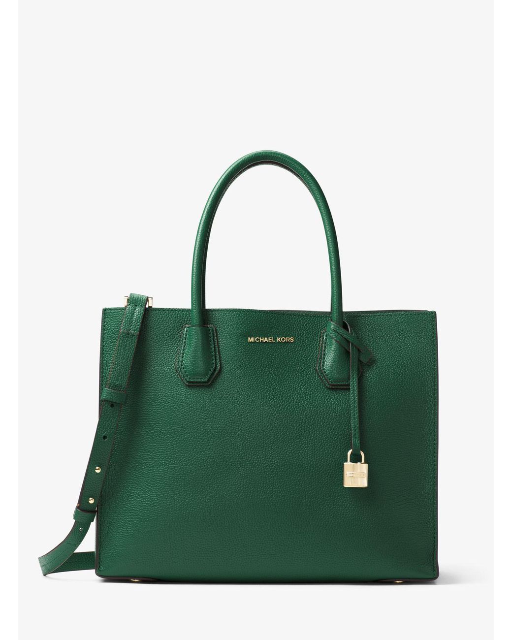 Michael Kors Mercer Medium Leather Tote Bag in Green Lyst UK