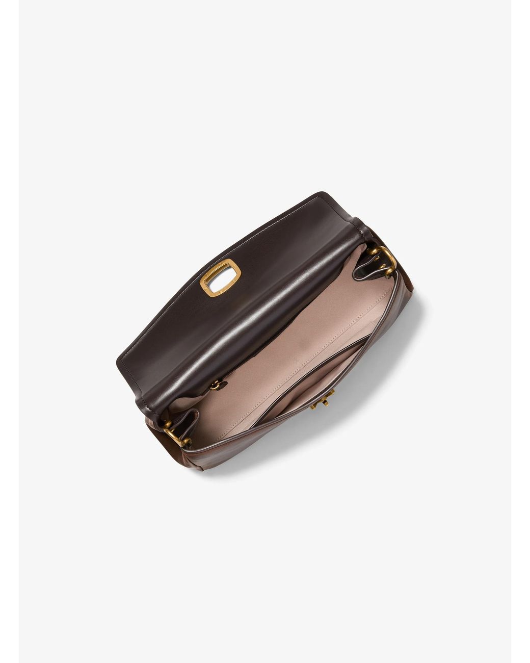 MICHAEL Michael Kors Brown Mk Bryant Large Leather Convertible Shoulder Bag