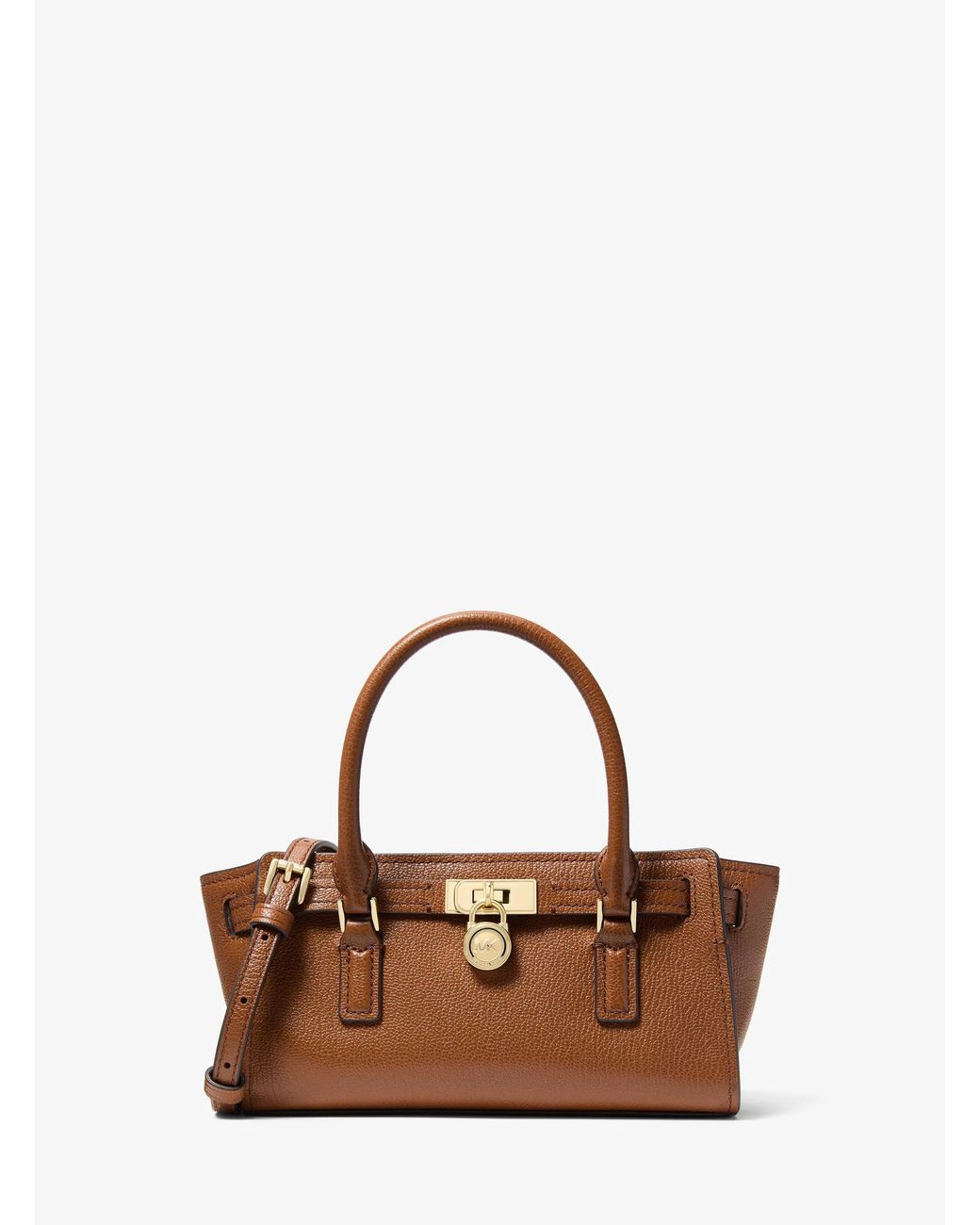 Michael Kors Brown Michael Kors Hamilton Extra-Small Leather Crossbody Bag