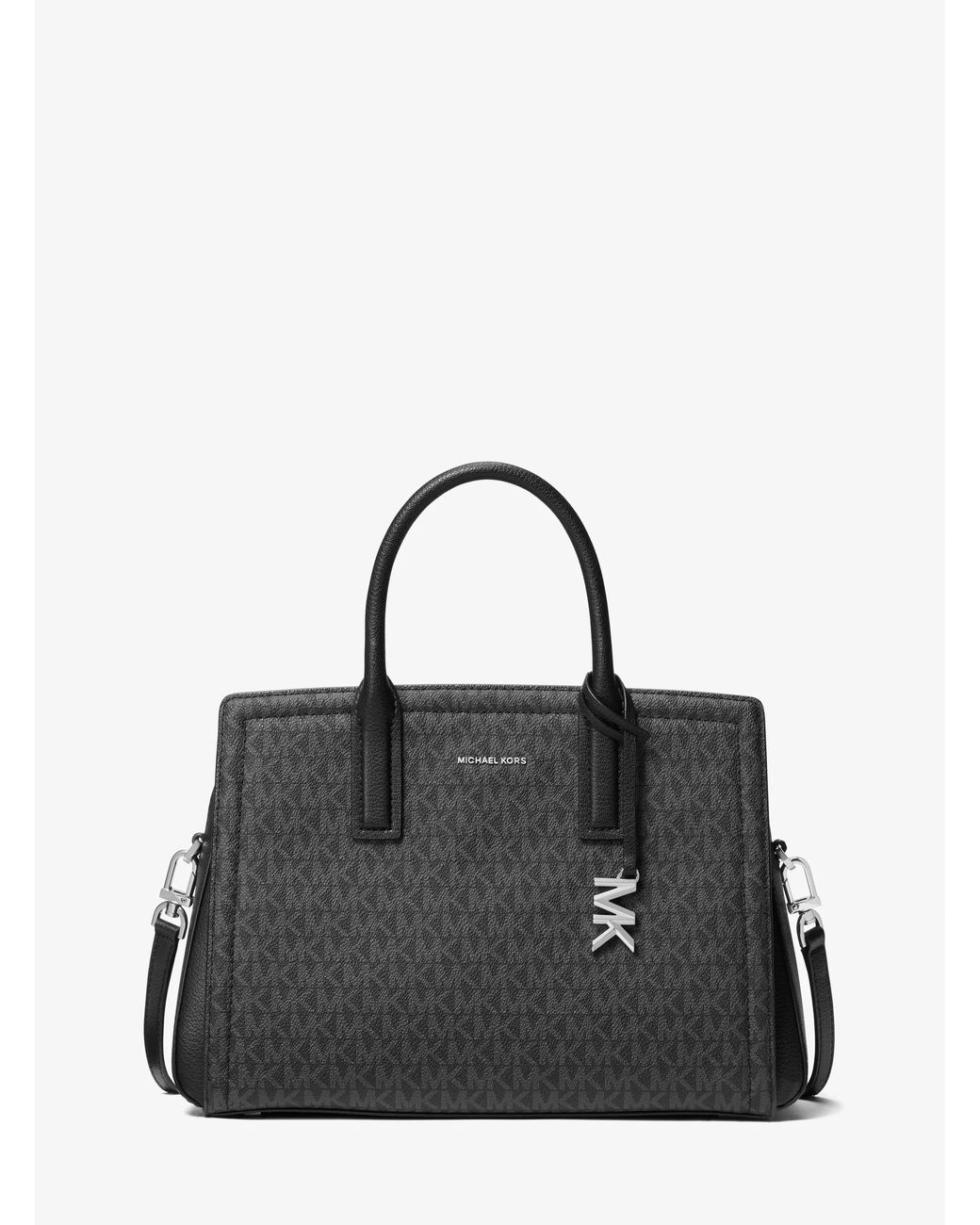 MICHAEL Michael Kors Black Laila Medium Satchel