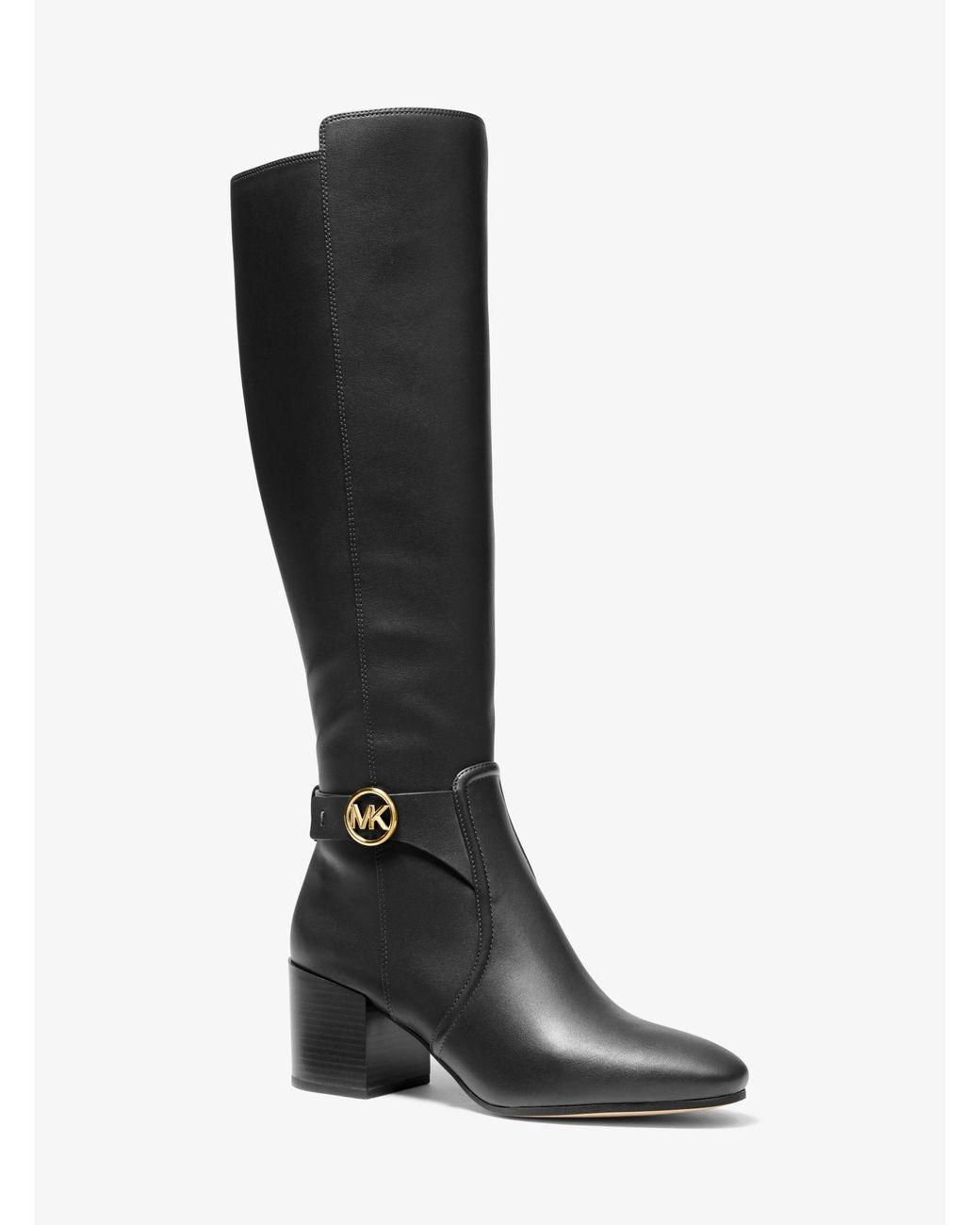 Mk leather shop boots
