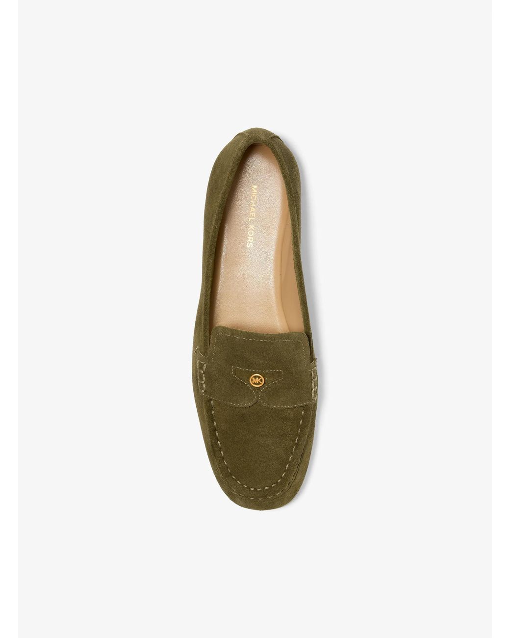 MICHAEL Michael Kors Green Michael Kors Jennings Suede Loafer
