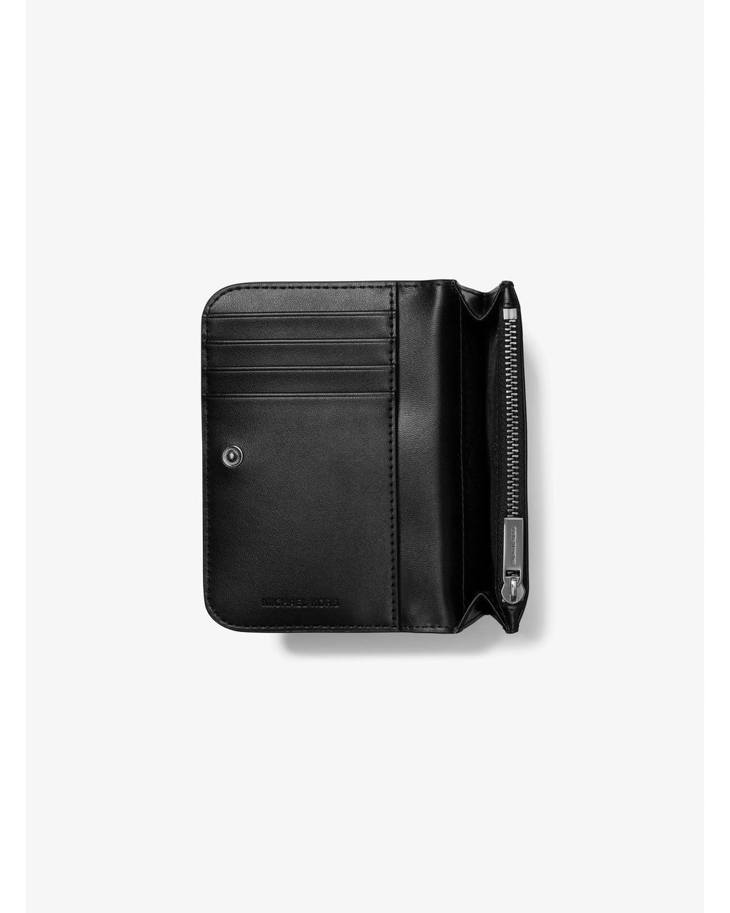 Michael Kors Black Hudson Pebbled Leather Billfold Wallet for men