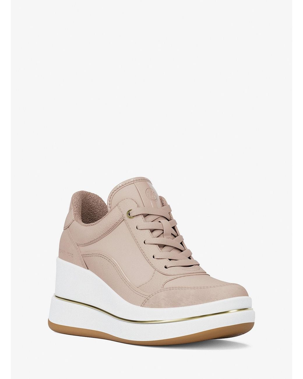 MICHAEL Michael Kors White Mk Emmy Leather Trainer for men