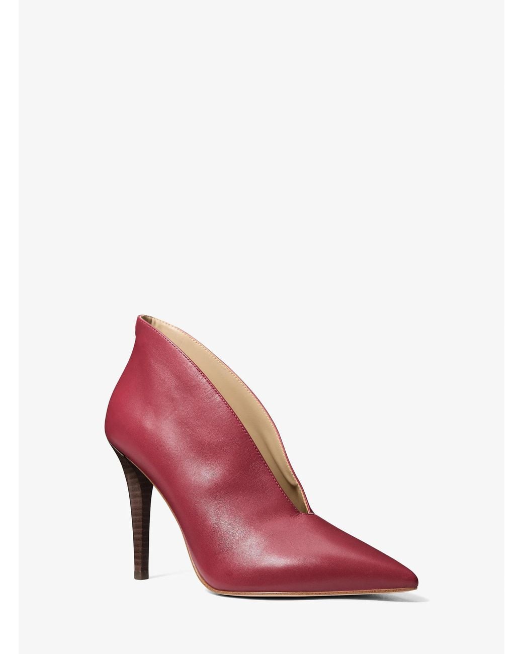 MICHAEL Michael Kors Pink Michael Kors Tonya Leather Pump