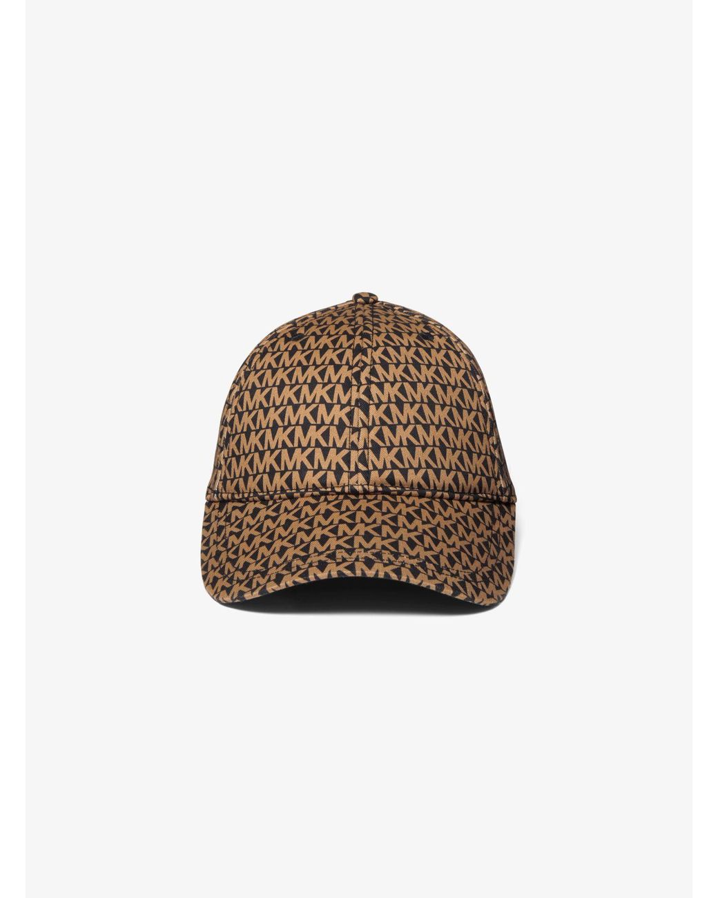 Michael Kors Logo Print Stretch Cotton Baseball Cap in Brown Lyst