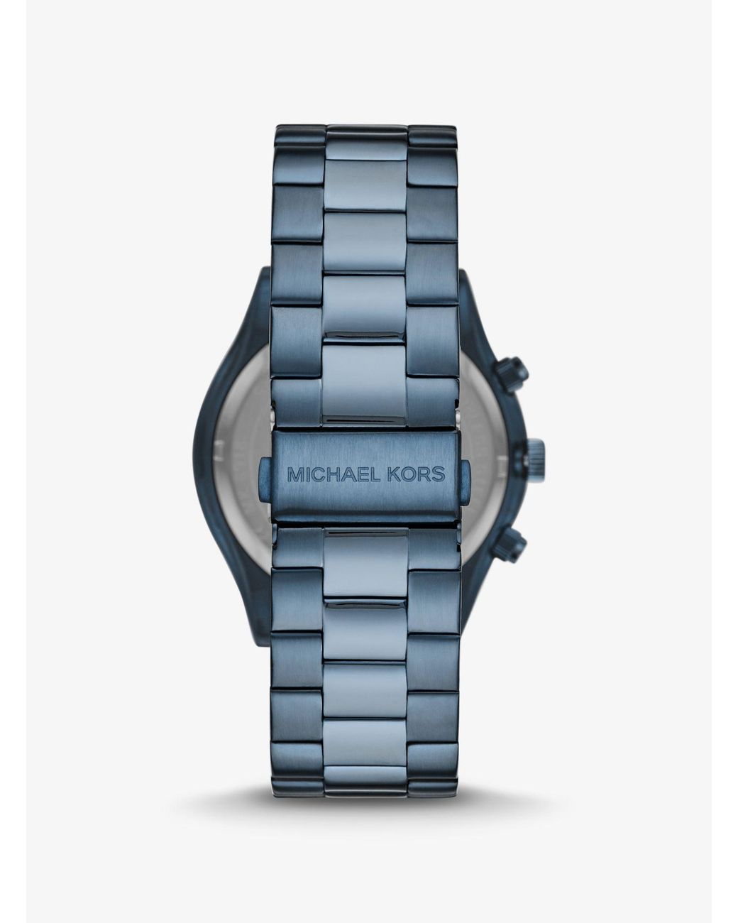 Michael Kors Parker Blue Leather Strap Watch MK2280  ASOS