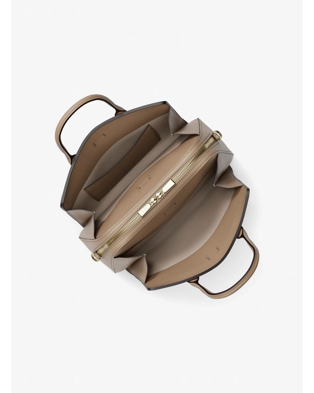 MICHAEL Michael Kors Natural Laila Medium Satchel