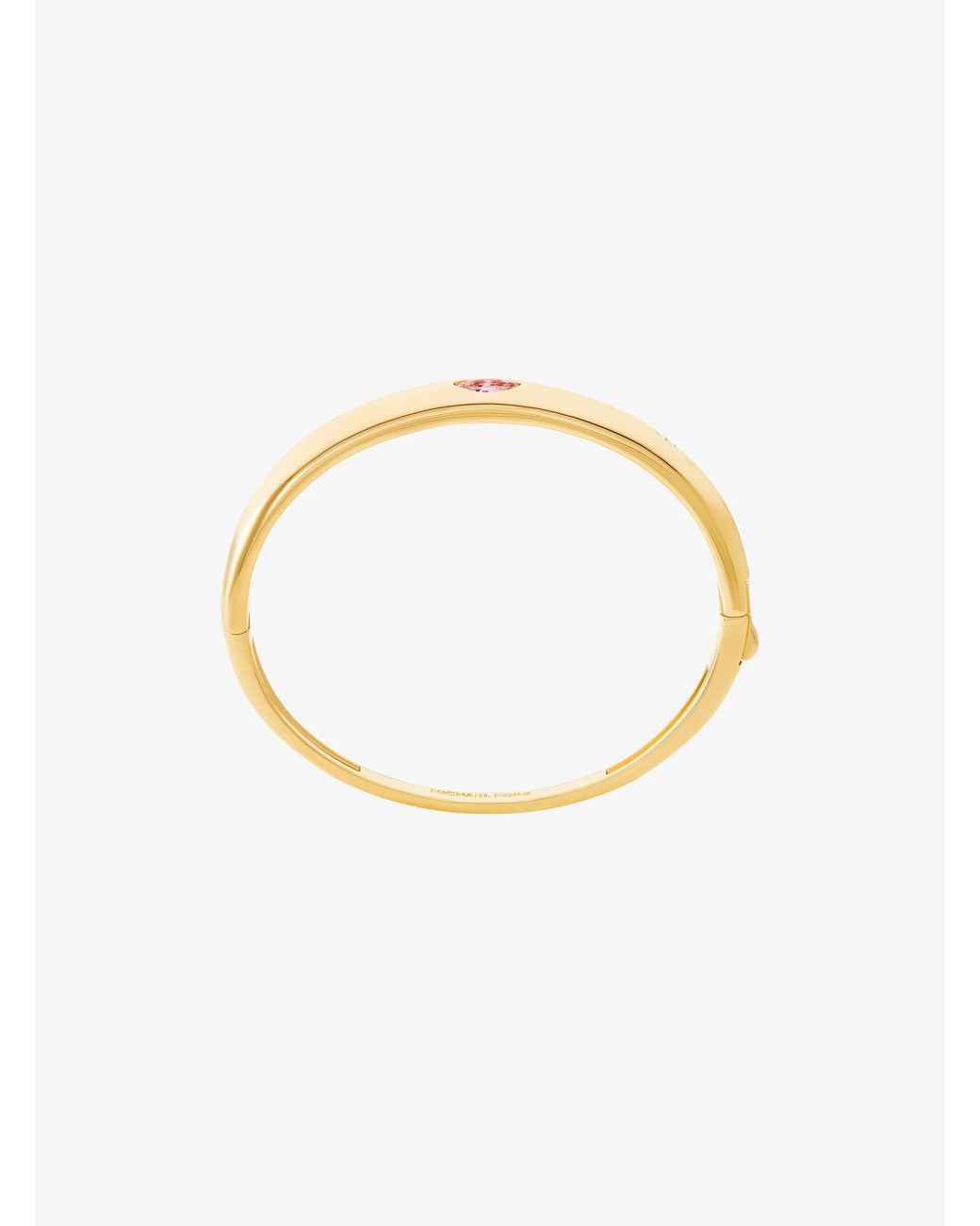 Michael Kors Metallic Oval Stone Bangle