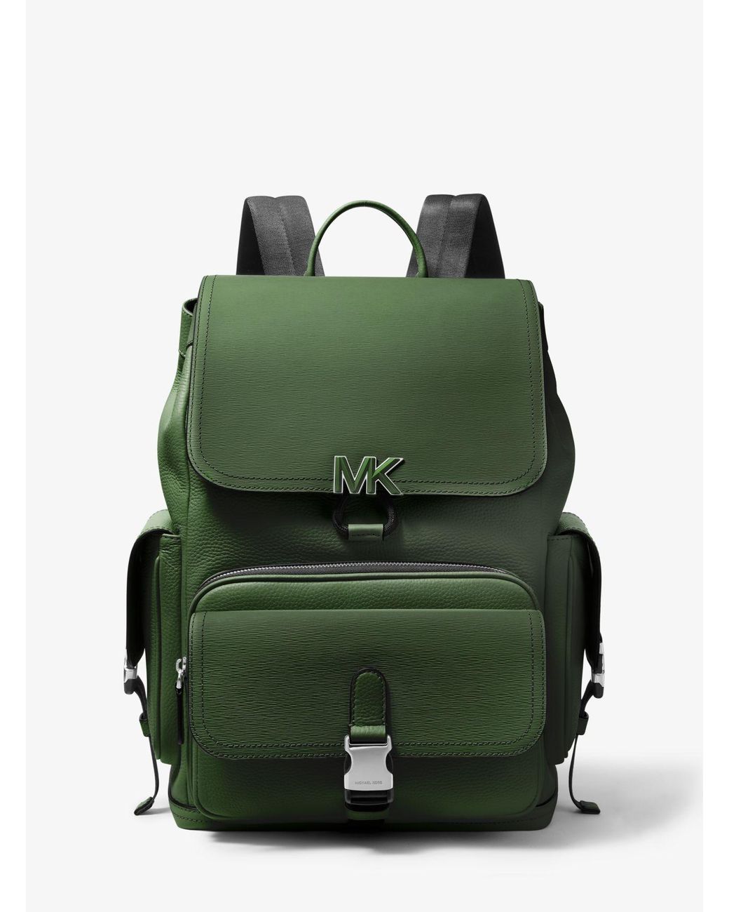Michael Kors Hudson Leather Backpack in Green for Men Lyst UK