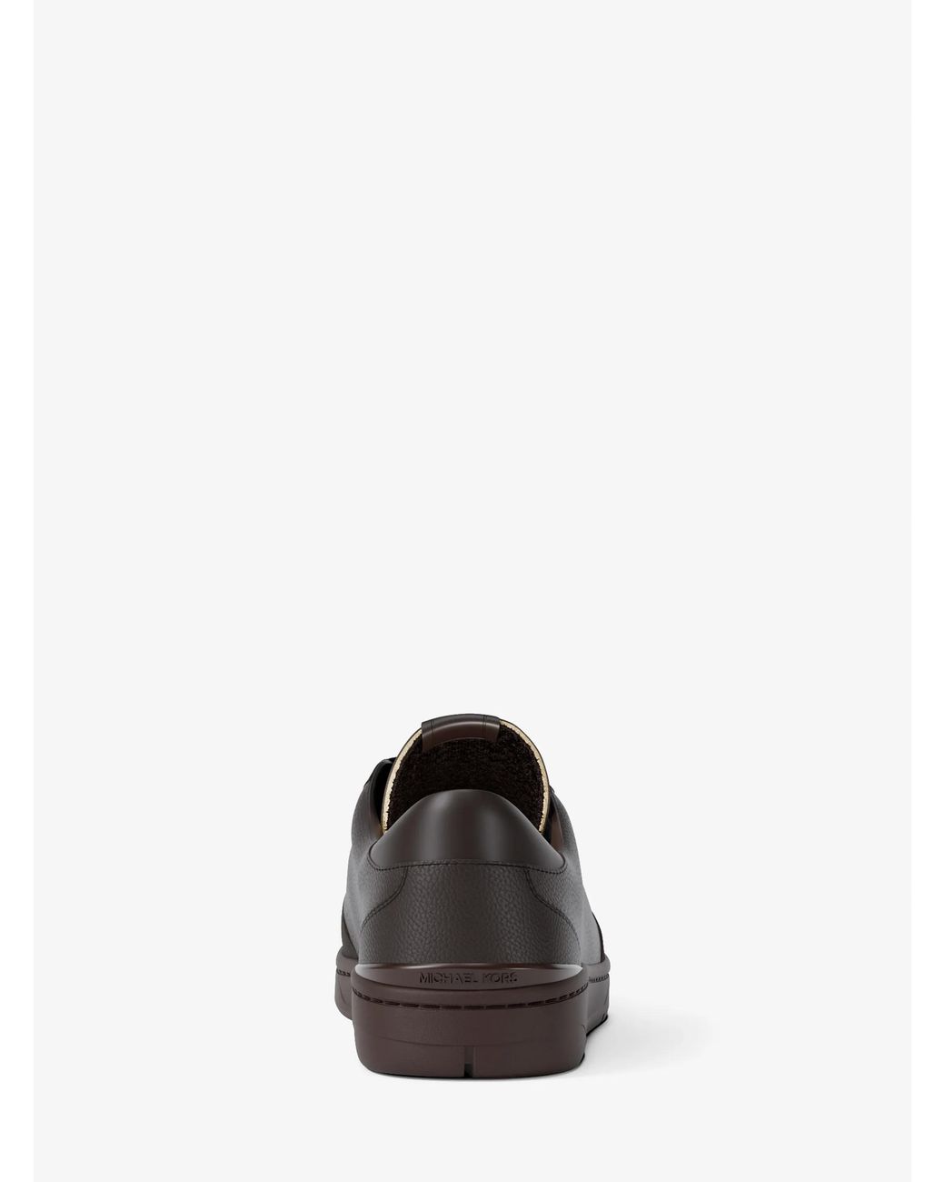 Michael Kors Black Mk Wilton Leather Trainers for men