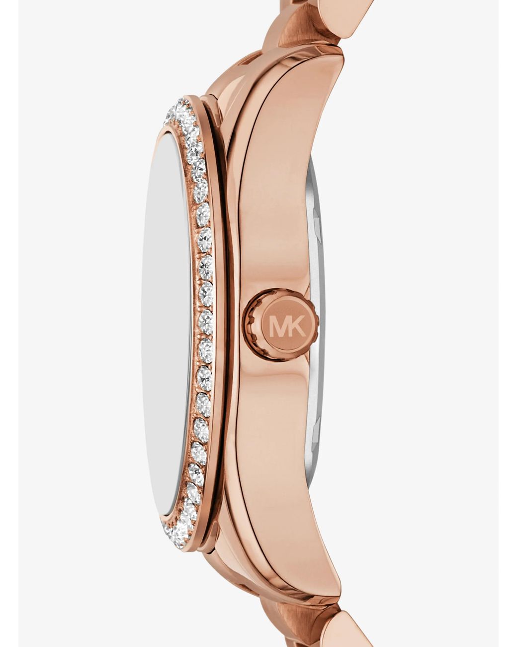 Michael Kors Blue Mk Mini Lexington Pavé-Tone Watch