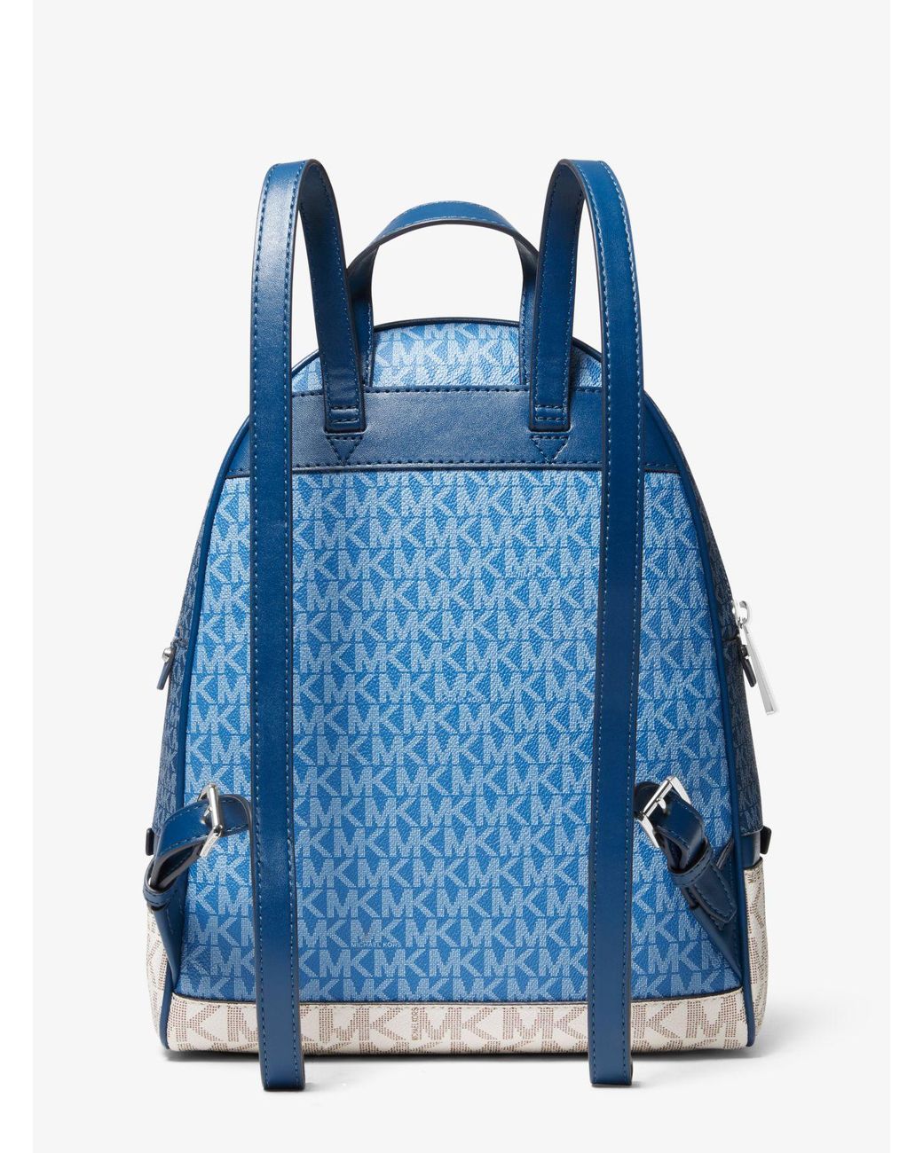 MICHAEL Michael Kors Rhea Mini Color-block Logo Backpack in Blue