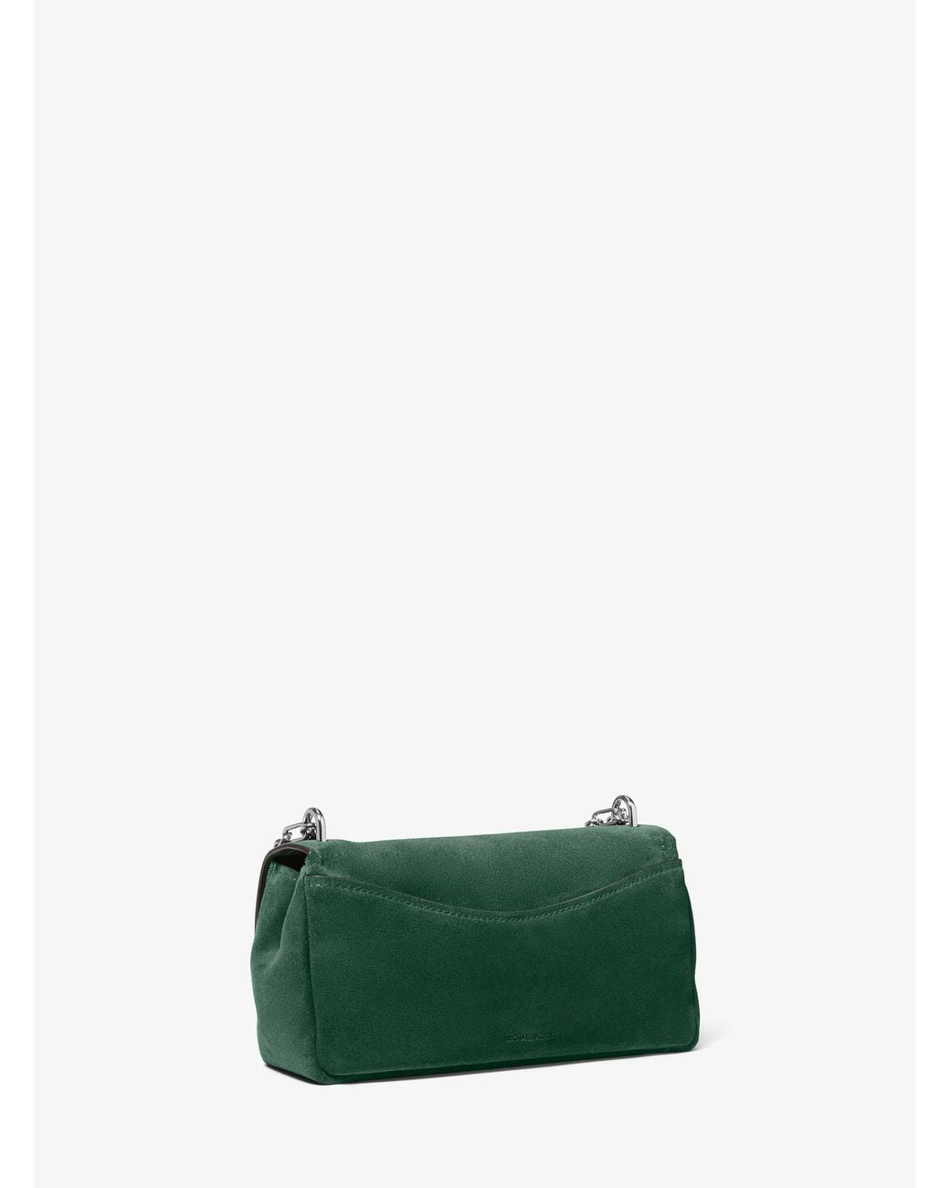 MICHAEL Michael Kors Green Mk Bryant Small Suede Convertible Shoulder Bag